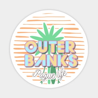 Outer Banks, Pogue life, retro artwork Magnet